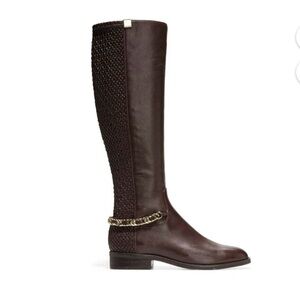 Cole Haan Brown Leather Riding Boots